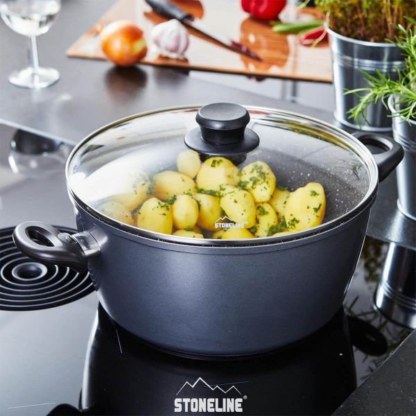 CLASSIC Cooking Pot 24 cm with Glass Lid